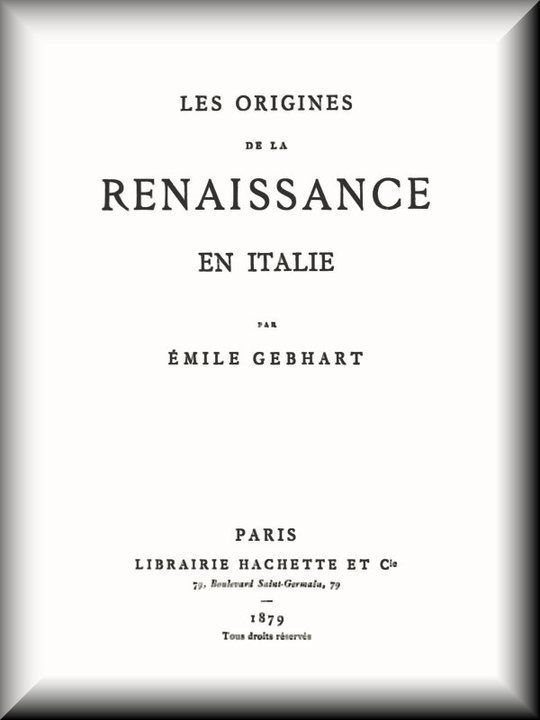 Les origines de la Renaissance en Italie
