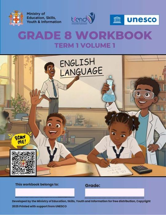 Grade 8 Workbook Term 1 Volume 1