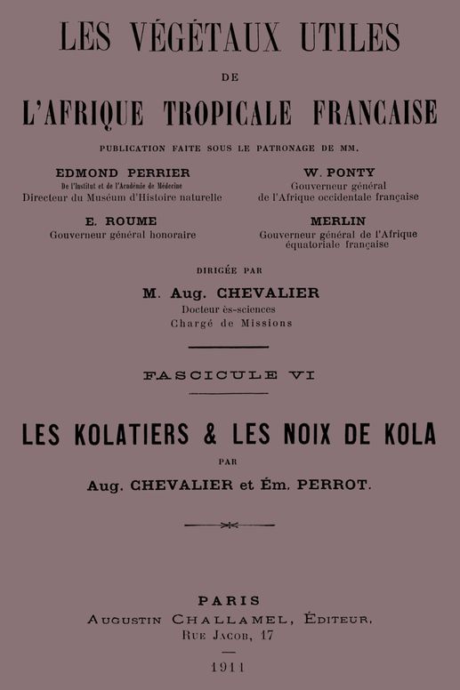 Les kolatiers & les noix de kola