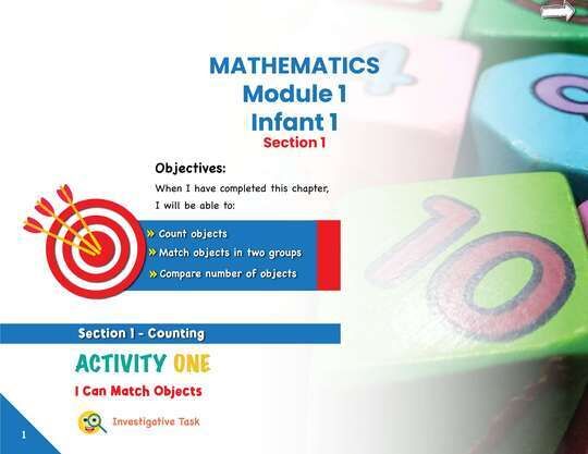 Mathematics Module 1 Infant 1 Section 1