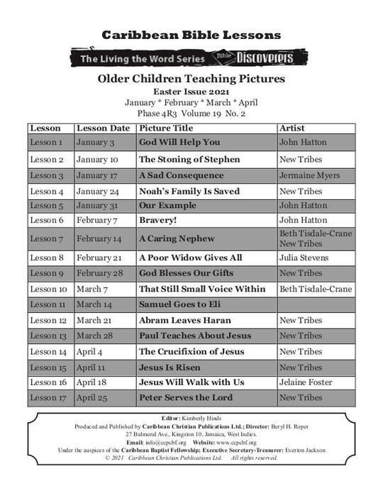 Bible Discoverers - Teaching Pictures Easter Issue 2021