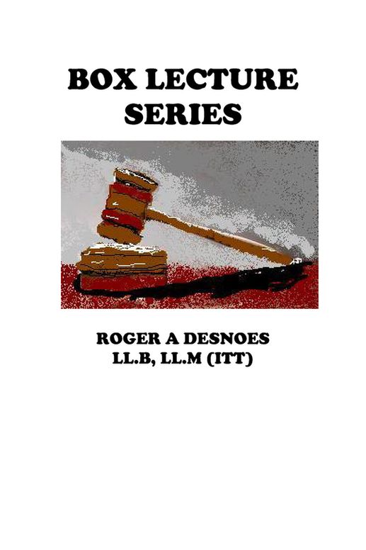 Box Lecture Series Business Law