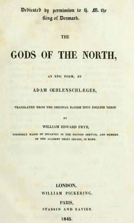 The Gods of the North an epic poem