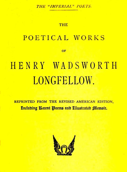 The poetical works of Henry Wadsworth Longfellow