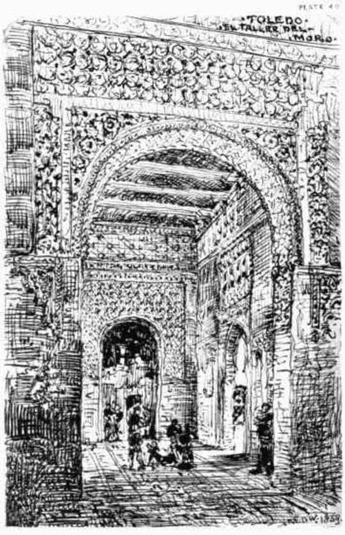 An Architect's Note-Book in Spain principally illustrating the domestic architecture of that country.