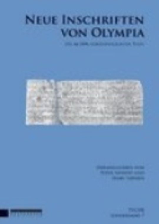 Neue Inschriften von Olympia