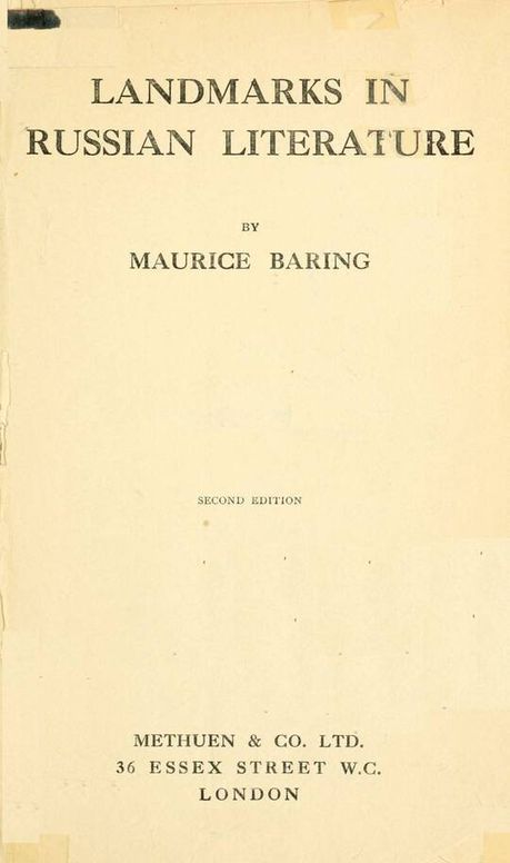 Landmarks in Russian literature