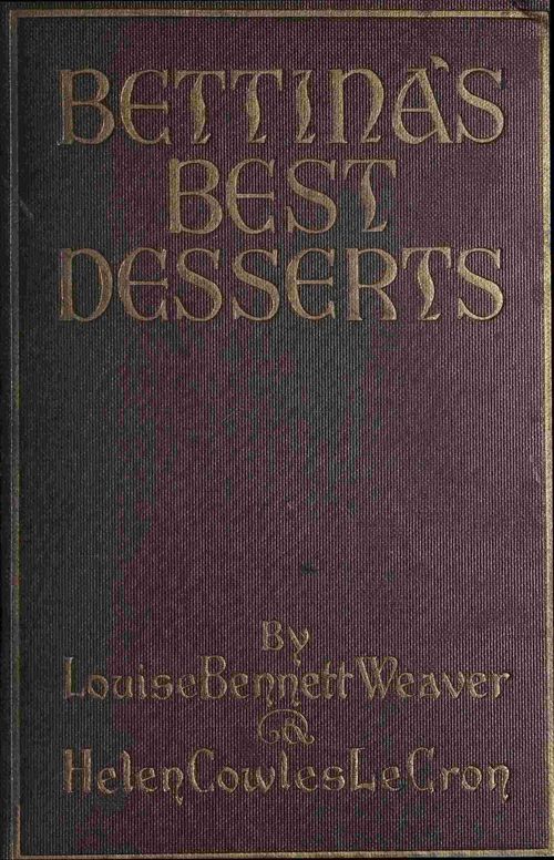 Bettina's best desserts