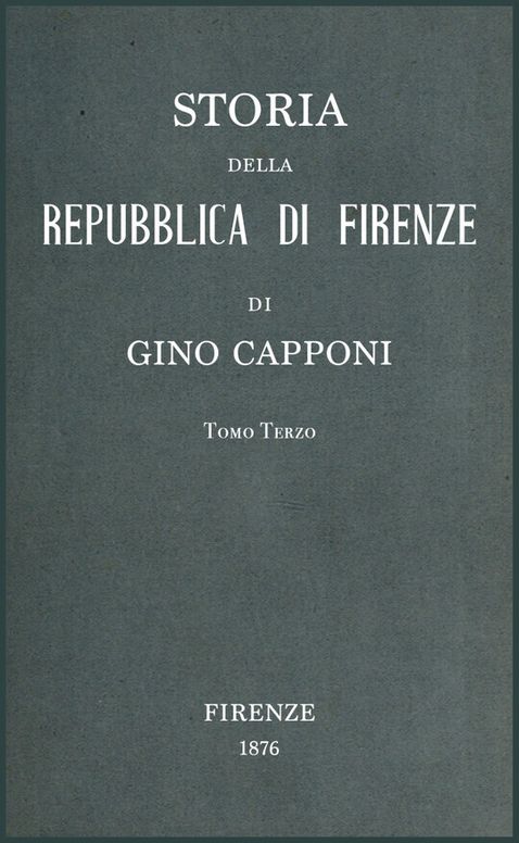 Storia della Repubblica di Firenze v. 3/3