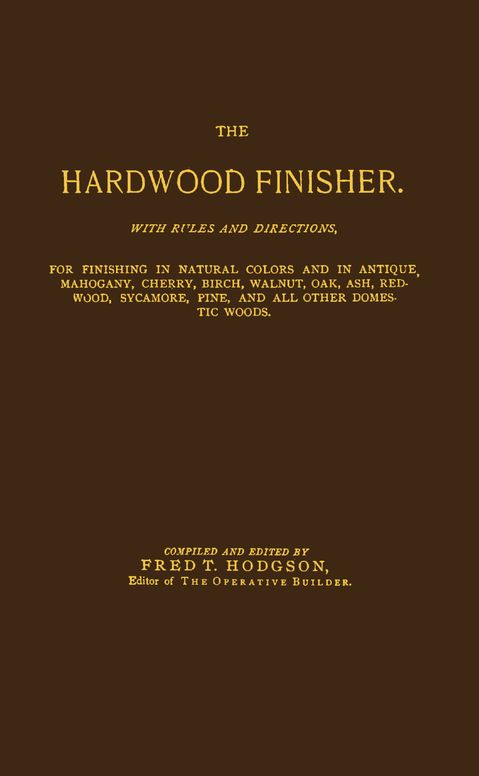 The hardwood finisher