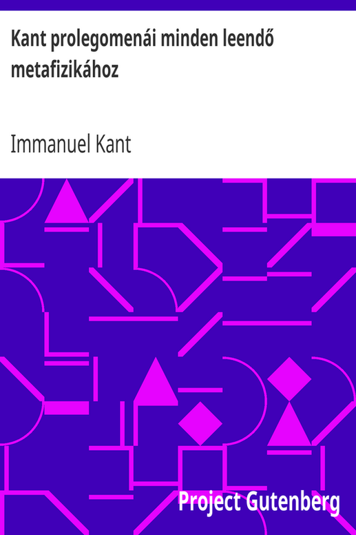 Kant prolegomenái minden leendő metafizikához