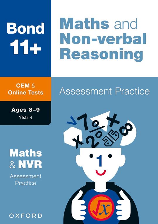 Bond 11+: Bond 11+ CEM Maths & Non-verbal Reasoning Assessment Practice, Age 8-9 Years