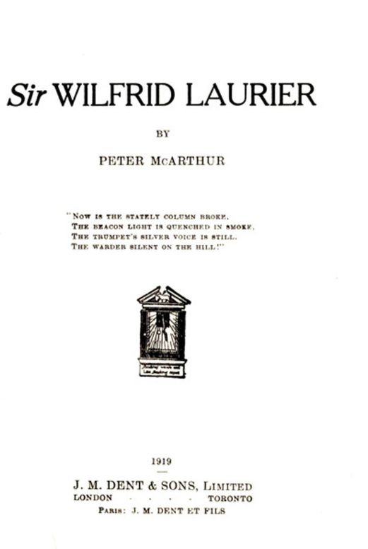 Sir Wilfrid Laurier