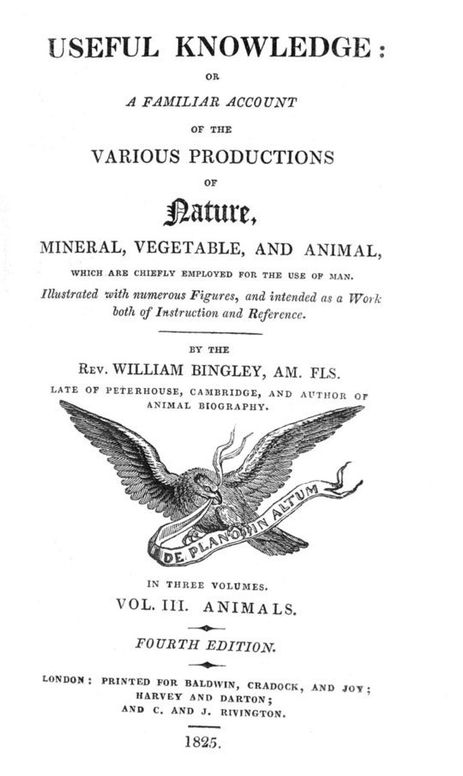 Useful Knowledge: Vol. III. Animals
A familiar account of the various productions of nature