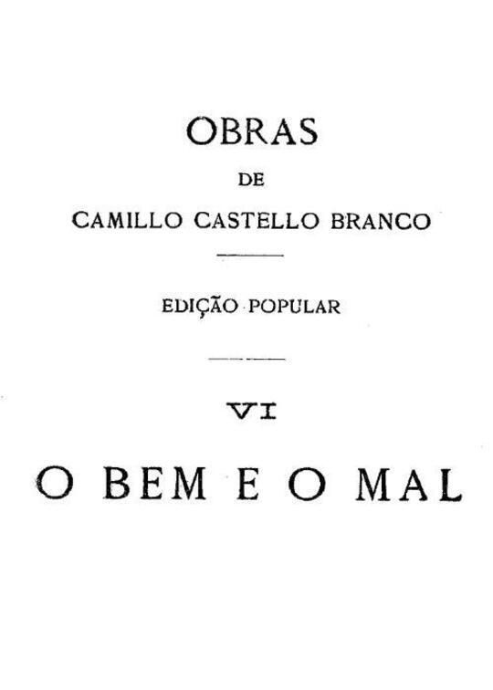 O Bem e o Mal
Romance