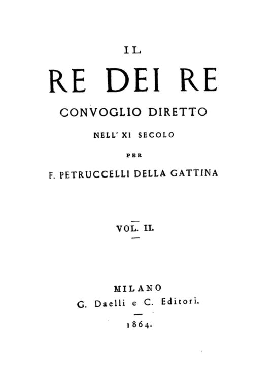 Il re dei re, vol. 2 (di 4) Convoglio diretto nell'XI secolo
