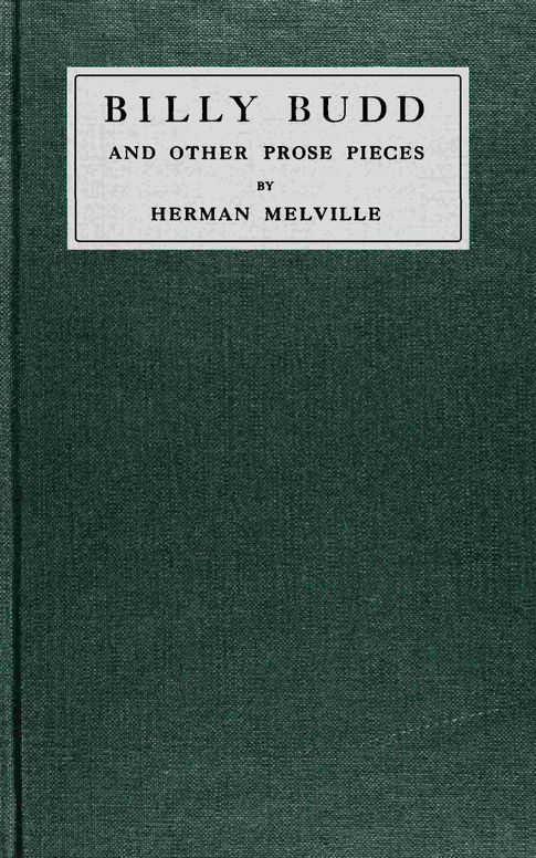 Billy Budd and other prose pieces