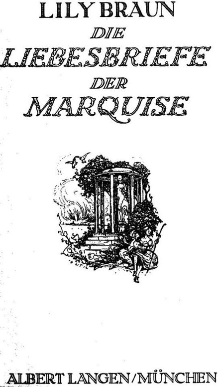 Die Liebesbriefe der Marquise