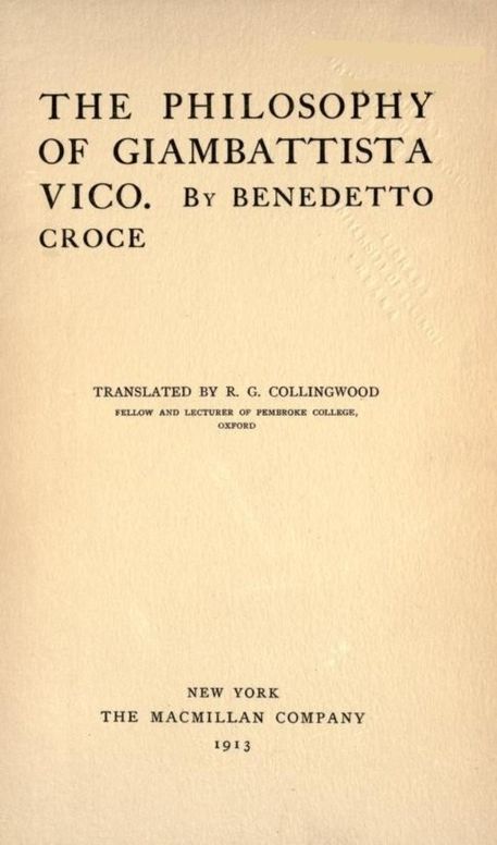 The Philosophy of Giambattista Vico