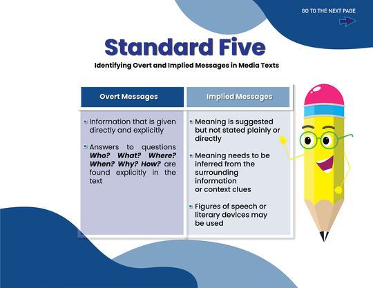 English Language: Standard 5