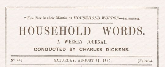 Household words, No. 23, August 31, 1850