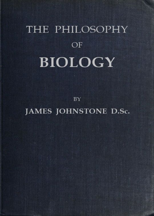 The philosophy of biology
