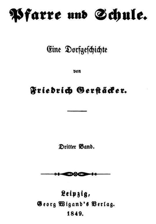 Pfarre und Schule. Dritter Band. Eine Dorfgeschichte.