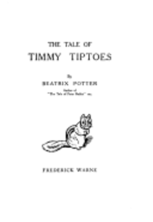 The Tale of Timmy Tiptoes
