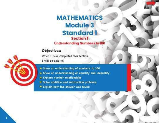 Mathematics Module 3 Standard 1 Section 1