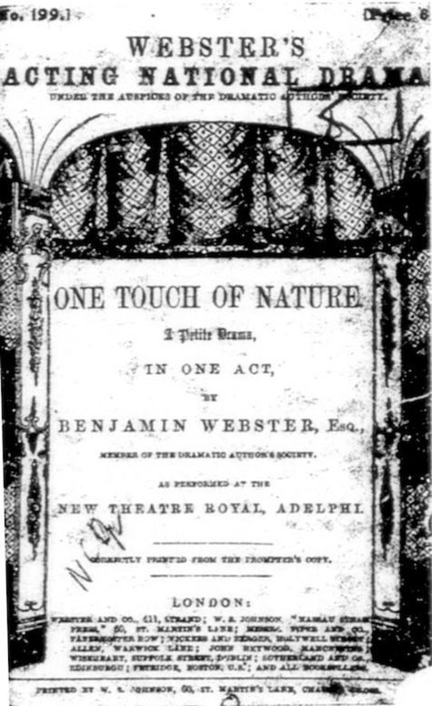 One Touch of Nature
A Petite Drama, In One Act