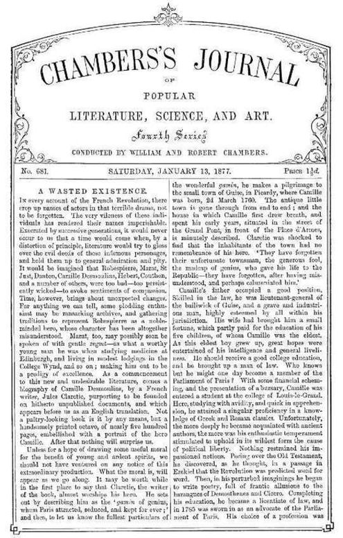 Chambers's Journal of Popular Literature, Science, and Art, No. 681 January 13, 1877