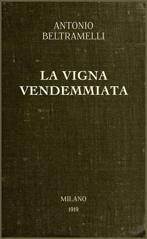 La vigna vendemmiata