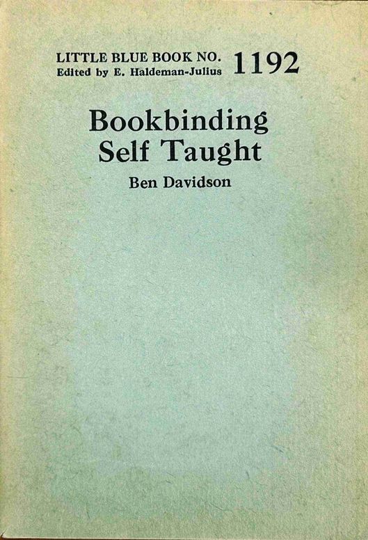 Bookbinding self taught