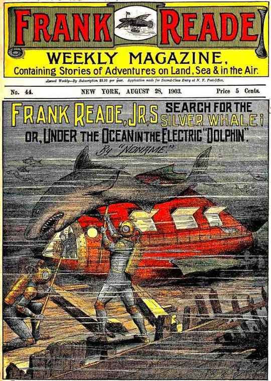 Frank Reade, Jr.'s Search for the Silver Whale
Under the Ocean in the Electric "Dolphin"