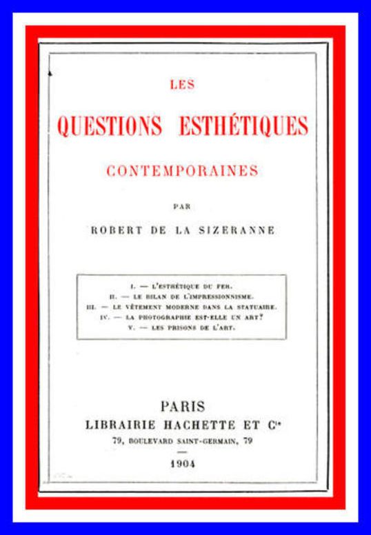 Les questions esthétiques contemporaines