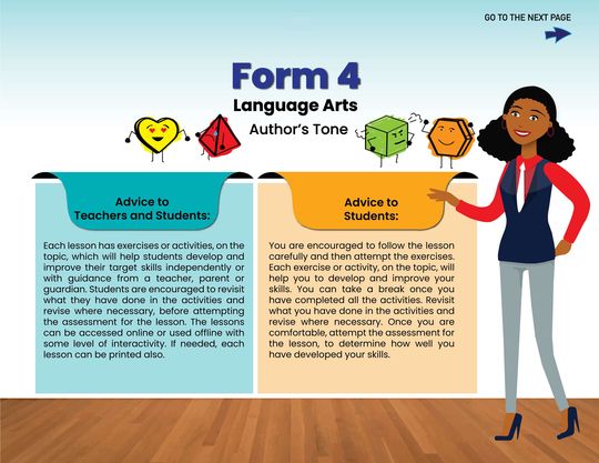 Form 4: Language Arts