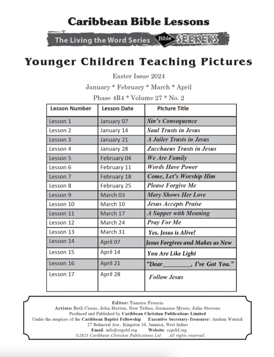 Bible Seekers - Teaching Pictures Easter Issue 2024