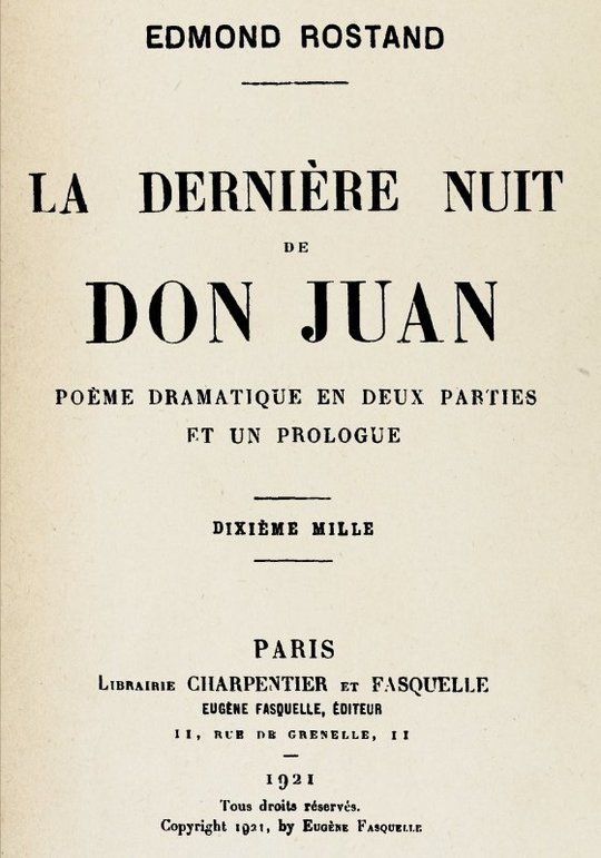 La dernière nuit de Don Juan