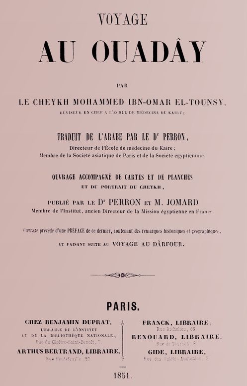 Voyage au Ouadây