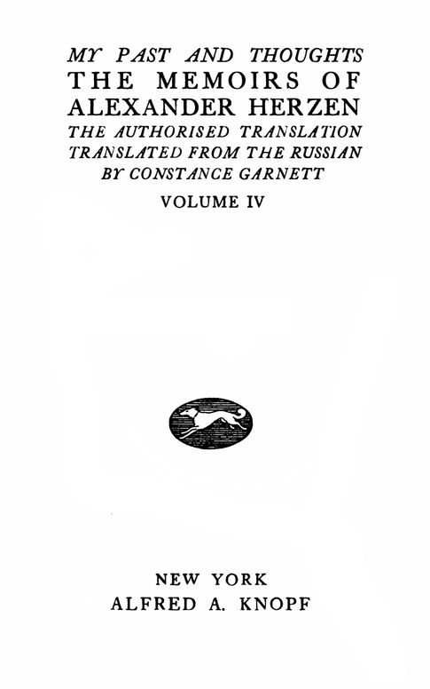 My past and thoughts, vol. 4 (of 6)