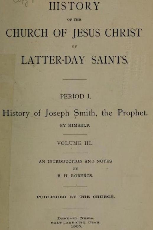 History of the Church of Jesus Christ of Latter-day Saints, Volume 3