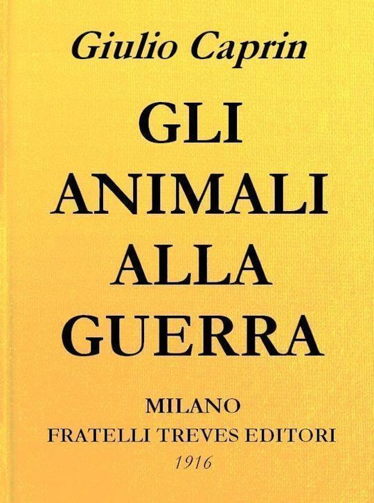 Gli animali alla guerra