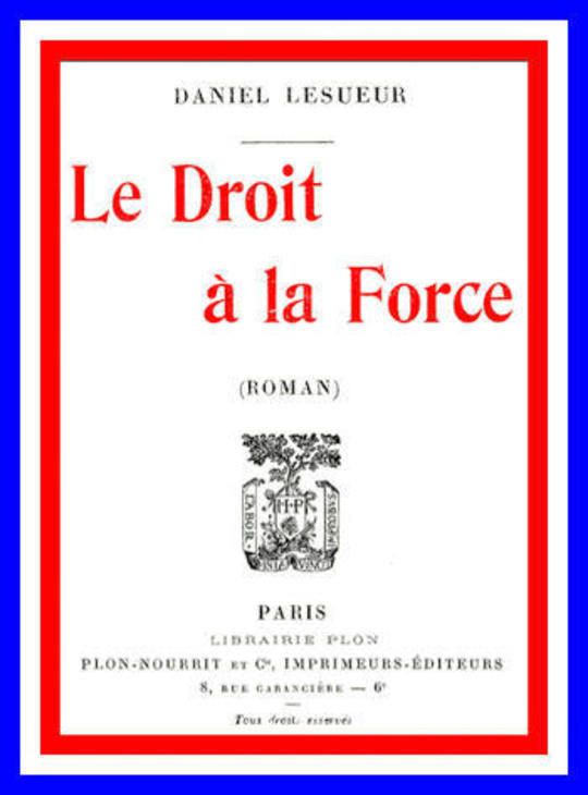 Le droit à la force