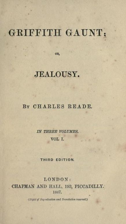 Griffith Gaunt; or, Jealousy
Volumes 1 to 3 (of 3)
