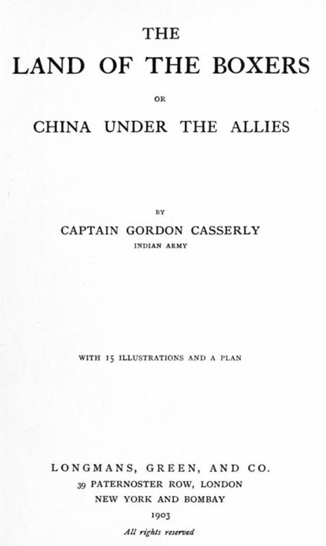 The Land of the Boxers or, China under the Allies