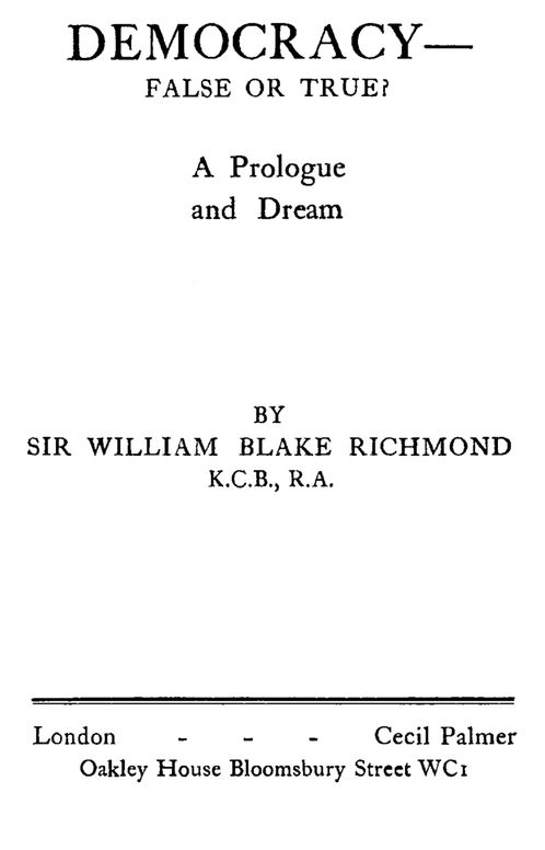 Democracy—false or true?