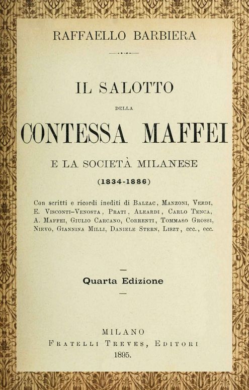 Il salotto della contessa Maffei e la società milanese