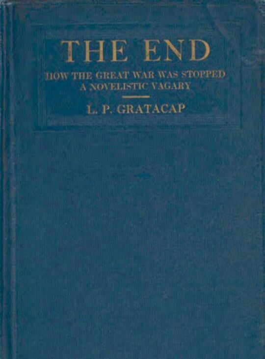 The End: How the Great War Was Stopped
A Novelistic Vagary