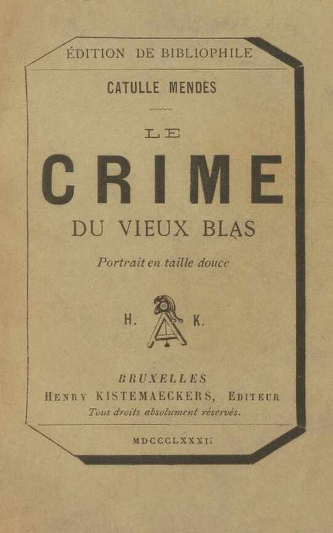 Le crime du vieux Blas
