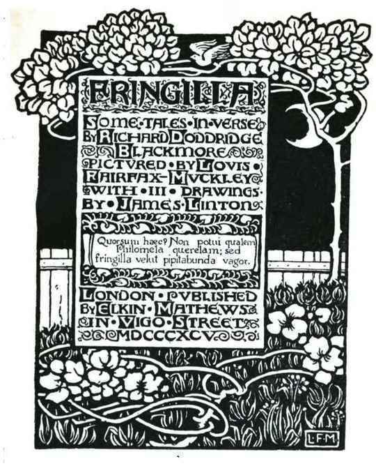Fringilla: Some Tales In Verse